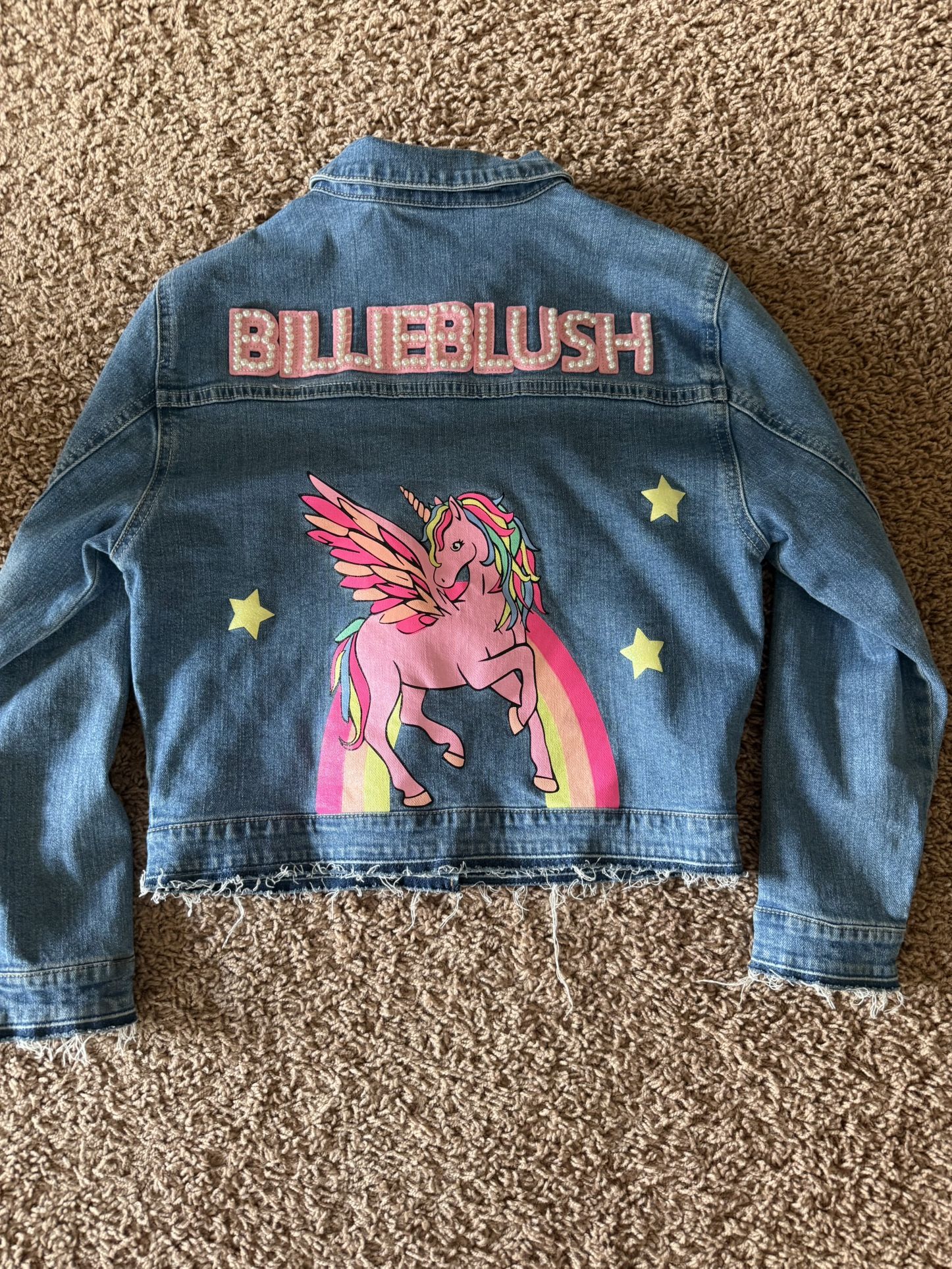 Unicorn Jean jacket size 12