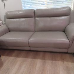Leather Reclining Couch