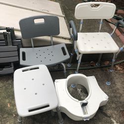 Bundle Of Shower Stools Chairs 