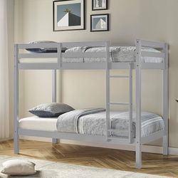 Twin Bunk Bed for Kids and Teens