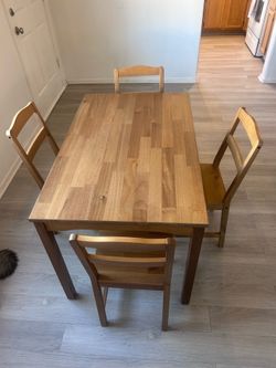 Wooden Kitchen Table