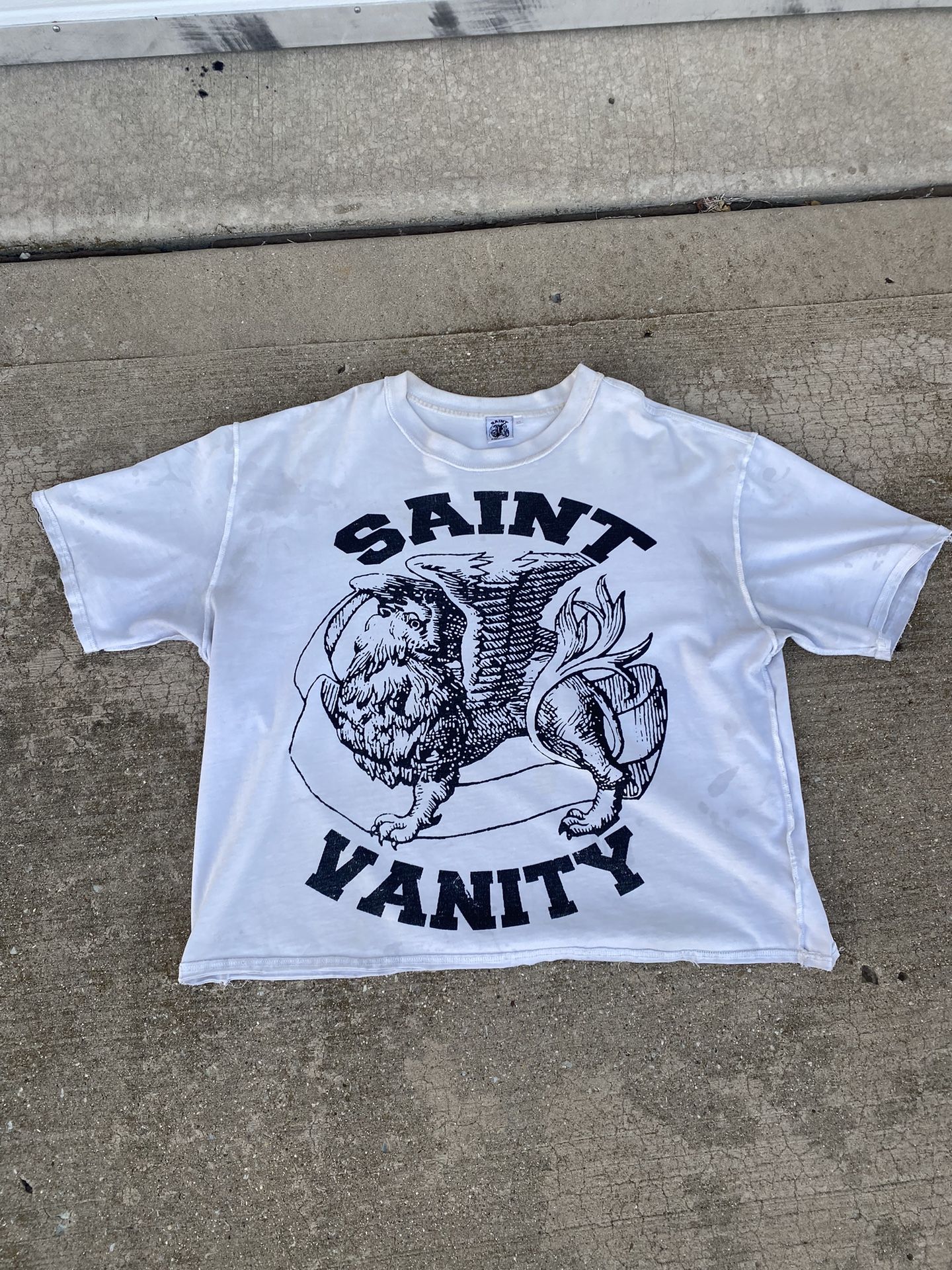 White And Black Saint Vanity Shirt