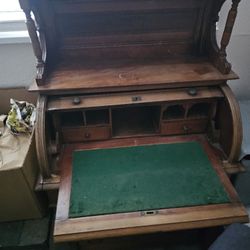 1800 Hundreds Vintage Walnut Desk