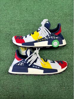 ADIDAS NMD HU PHARRELL X BILLIONAIRE BOYS CLUB MULTI-COLOR SIZE 12