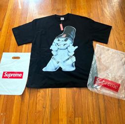 Supreme Black Graphic T-Shirt with Tag
