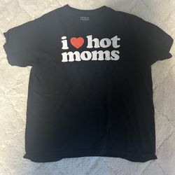 Danny Duncan I love Hot Moms Black Tee