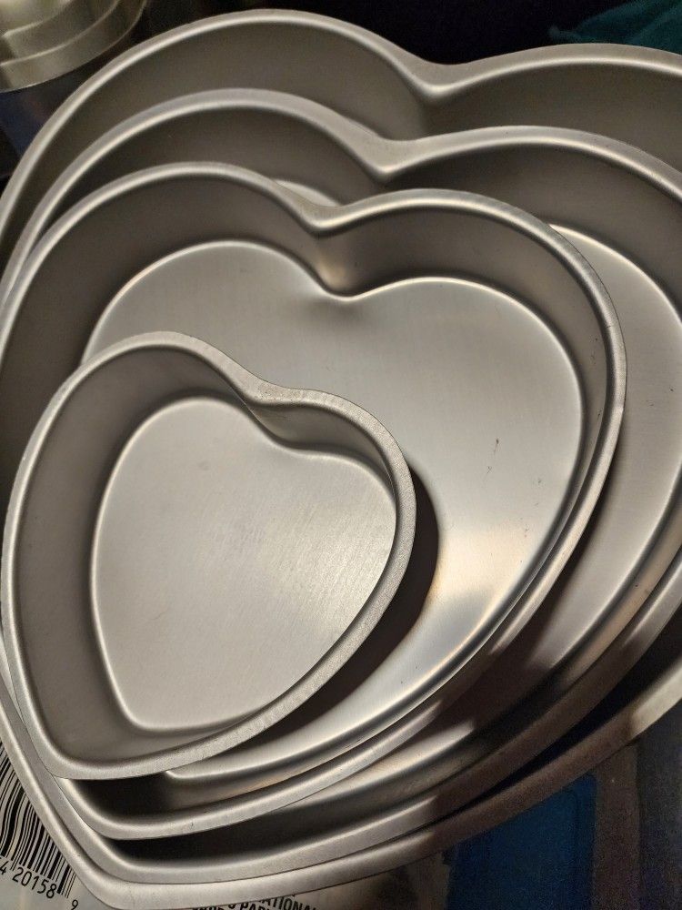 Heart Cake Pan Set 