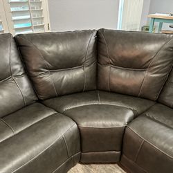 Denali Leather Couch Sofa