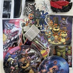 112pcs Nights at Freddys Party Supplies 