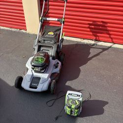 EGO Pro Self Propelled Lawnmower And Charger Set