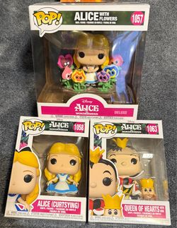 Funko Pops Alice in Wonderland