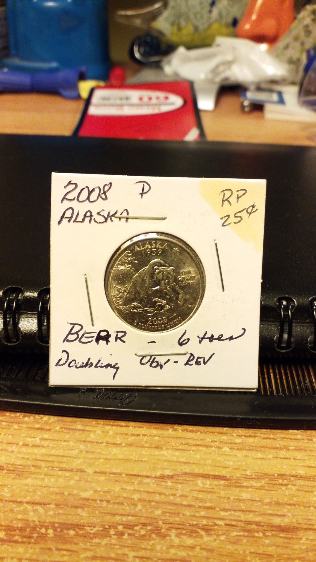 2008 Alaska "error" Quarter