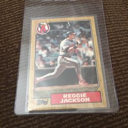 Baseball Card 1987 Topps Reggie Jackson