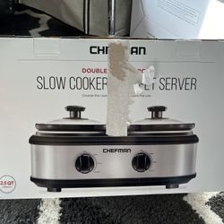 Chefman dual slow cooker