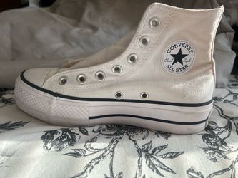 White platform chucks