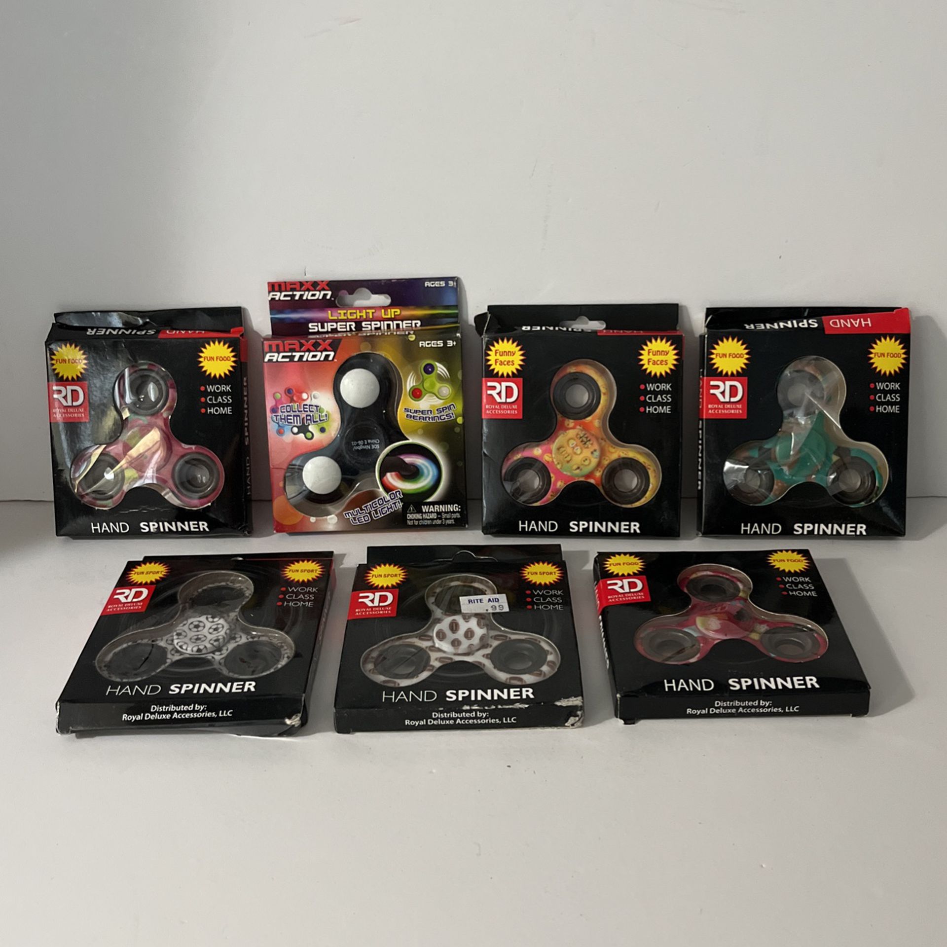 Kids You Hand Spinners Mixed Design Set 7