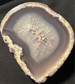 Natural Agate Geode Slice