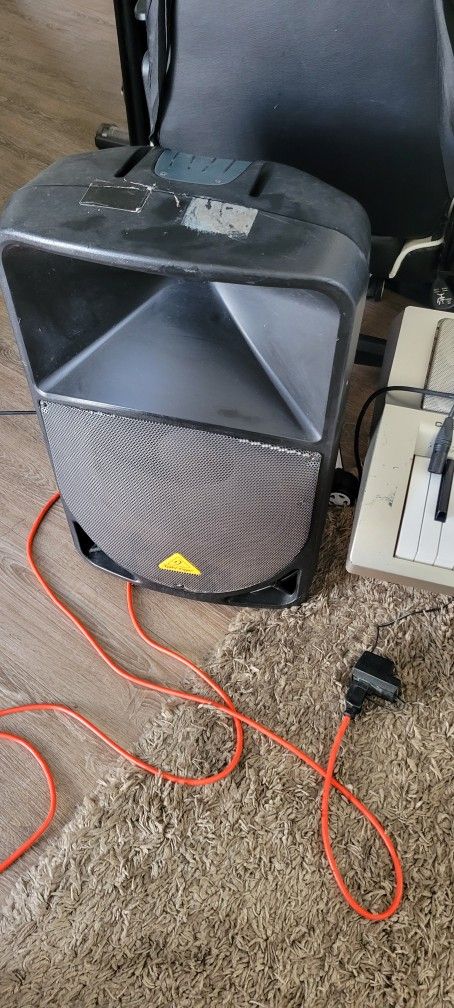 Behringer Speaker And Mackie Mixer