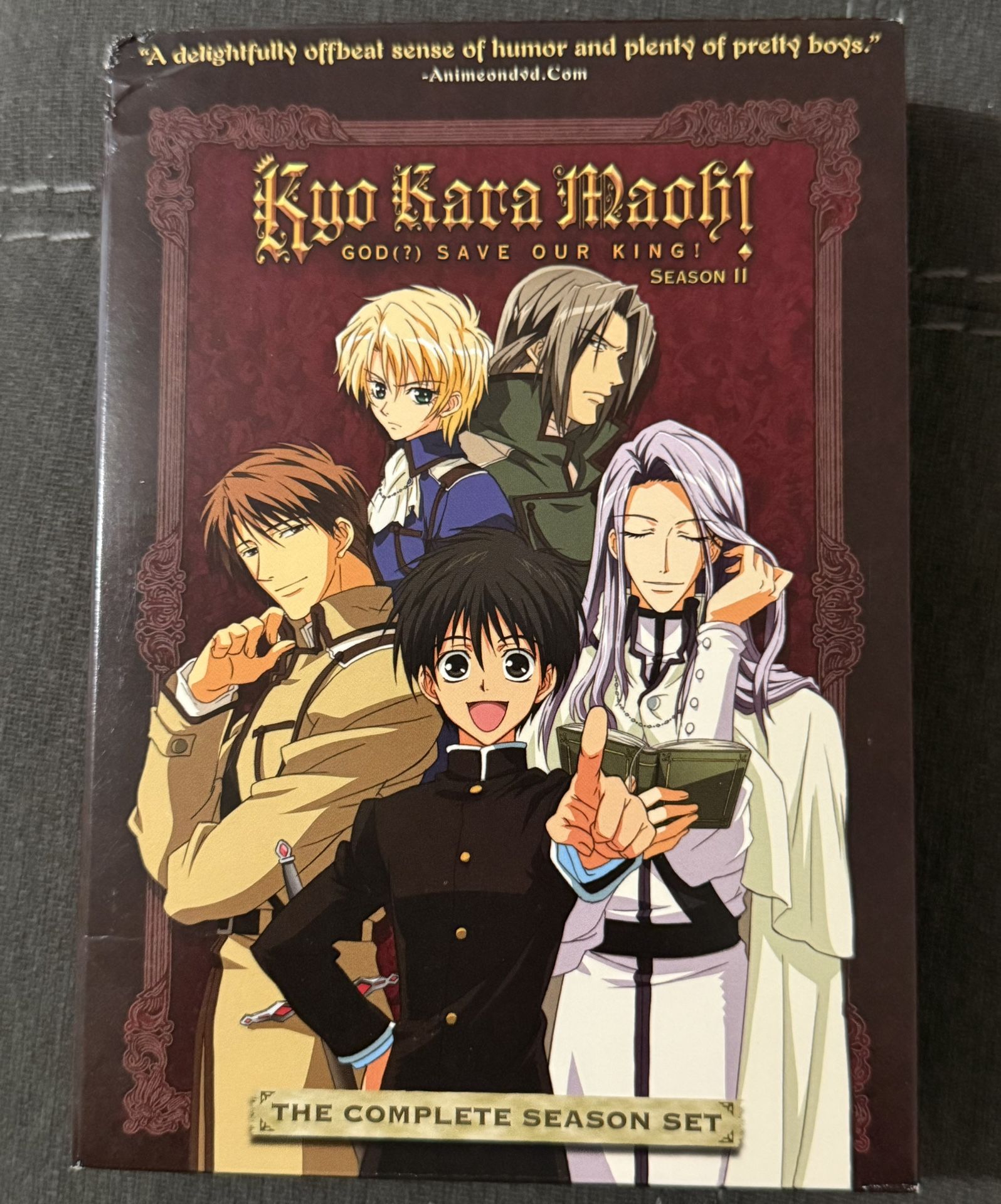 Kyo Kara Maoh: God, Save Our King - Season 2 (DVD, 2009, 9-Disc Set) Great Discs