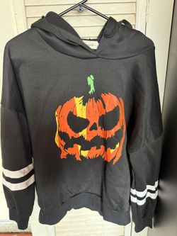 XL Pumpkin Sweater Girls Size