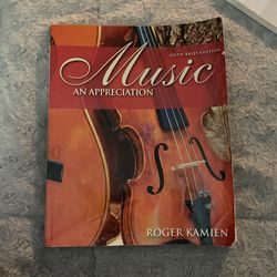 Music An Appreciation