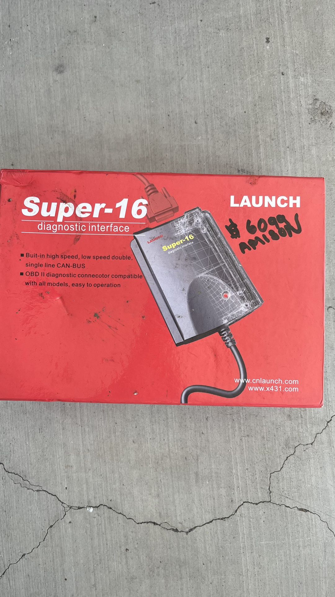 Launch Super-16 diagnostic interface