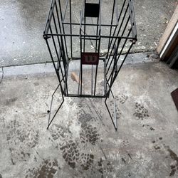 Wilson Tennis Court Ball Pick Up Hopper Training Basket