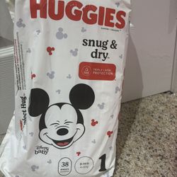 Pañales Huggies Size 1