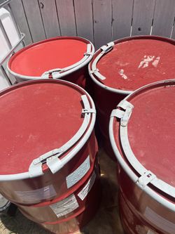 55 gallon metal Drums Open Top $35 each