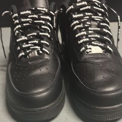 Black Air Force 1s Supreme