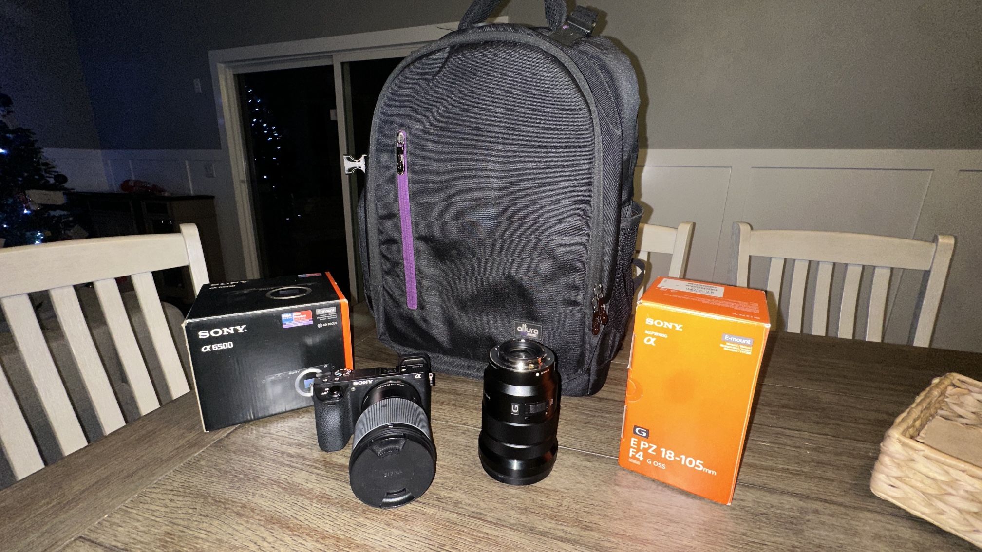 Sony A6500 with 2 Lenses and Bag