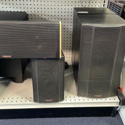 Klipsch 5.1 Surround Sound Speakers With Subwoofer KSW10  (74171-1 & 70492065)