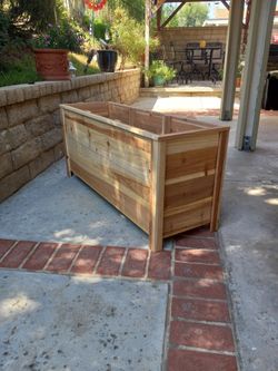 Large Cedar Wood Planter Box