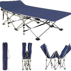 Faysore cot for sleeping with adult camping MATS sturdy camping bed with carrying bag, folding cot for hiking, home, office, nap