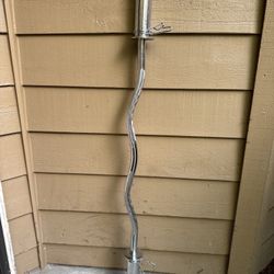 Olympic Curl Bar + 2 x Spring Collars 