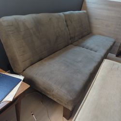 Gray Futon Couch