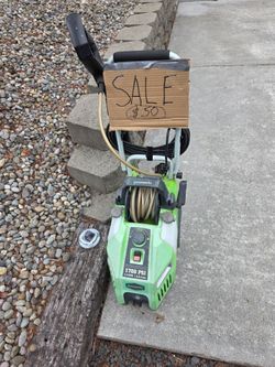 Greenworks 1700 psi pressure washer