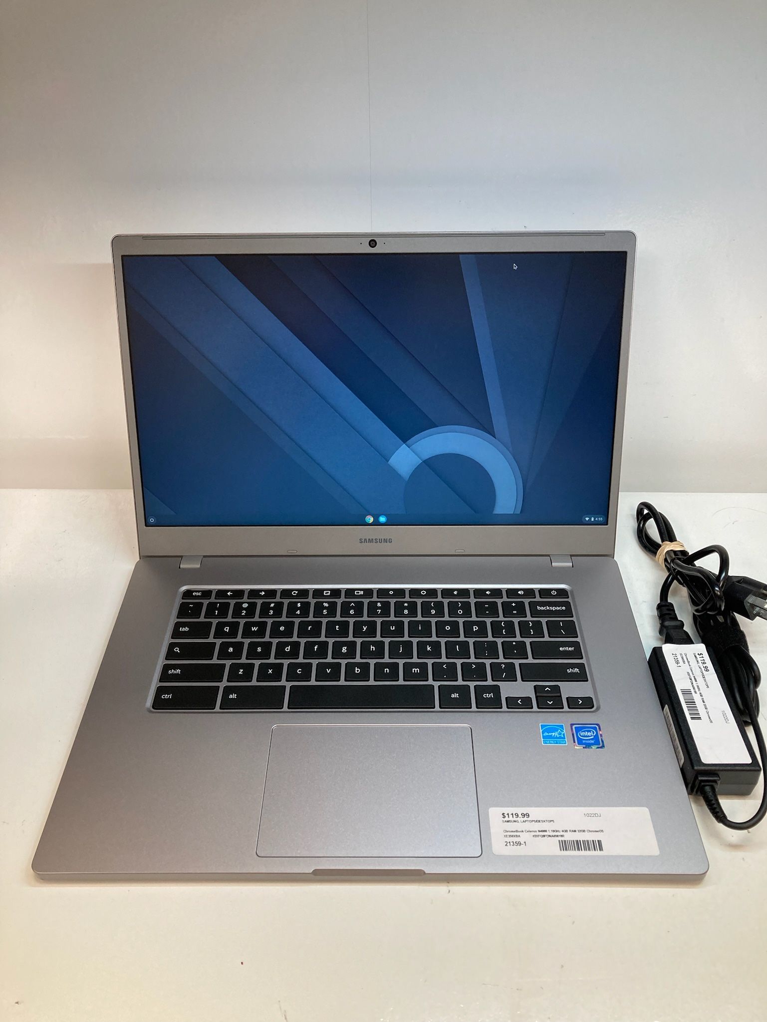 Samsung XE350XBA ChromeBook Celeron N4000 1.10GHz 4GB RAM 32GB ChromeOS Laptop