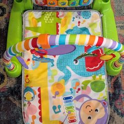 Fisher-Price Kick N Play Baby Infant Gym Tummy Time Mat Pad