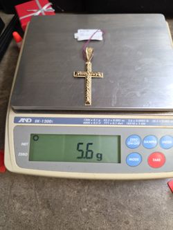 PENDANT CROSS 10K  5.4GR
