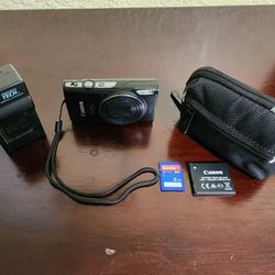 Canon PowerShot ELPH 350 HS 20MP 12x Zoom 2GB Charger Case Bundle
