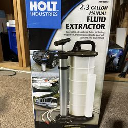 NEW Holt Industries manual fluid extractor
