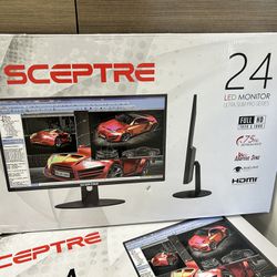Sceptre 24 inch LED Monitor Ultra Slim Pro 1920 X 1080