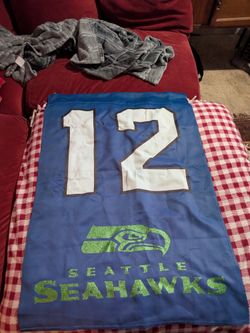 Seahawks Banner Reversible 42 Long By 28 Inch