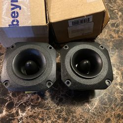 New 2 x Beyma Aluminum Bullet Tweeters 
