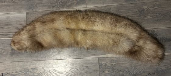 Vintage John Minudi San Francisco Genuine Fox Fur Stole Capelet Wrap