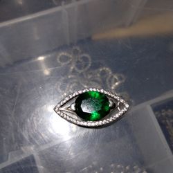 Vintage Eye Pendant 925 Silver