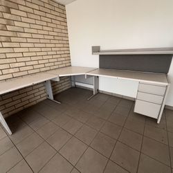 Steelcase Modular Desk/Workstation & File Cabinets