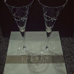 LAUREN RALPH LAURENEMPRESStoasting flute (set of 2) 8 oz