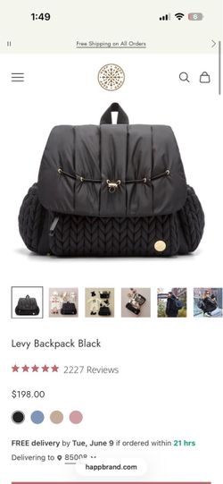 Happ Brand Levy Backpack Black